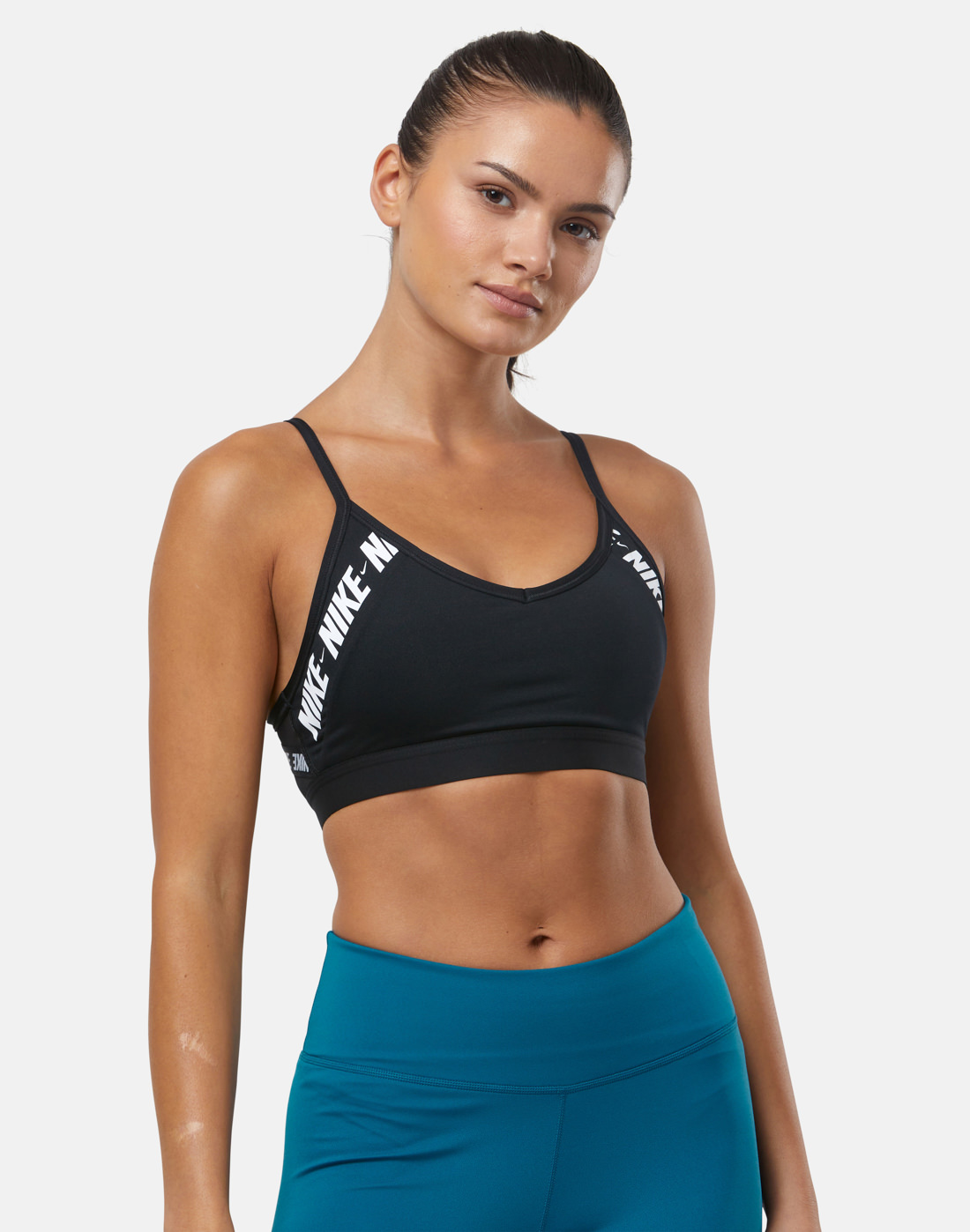 Nike Womens Indy Logo Bra - Black