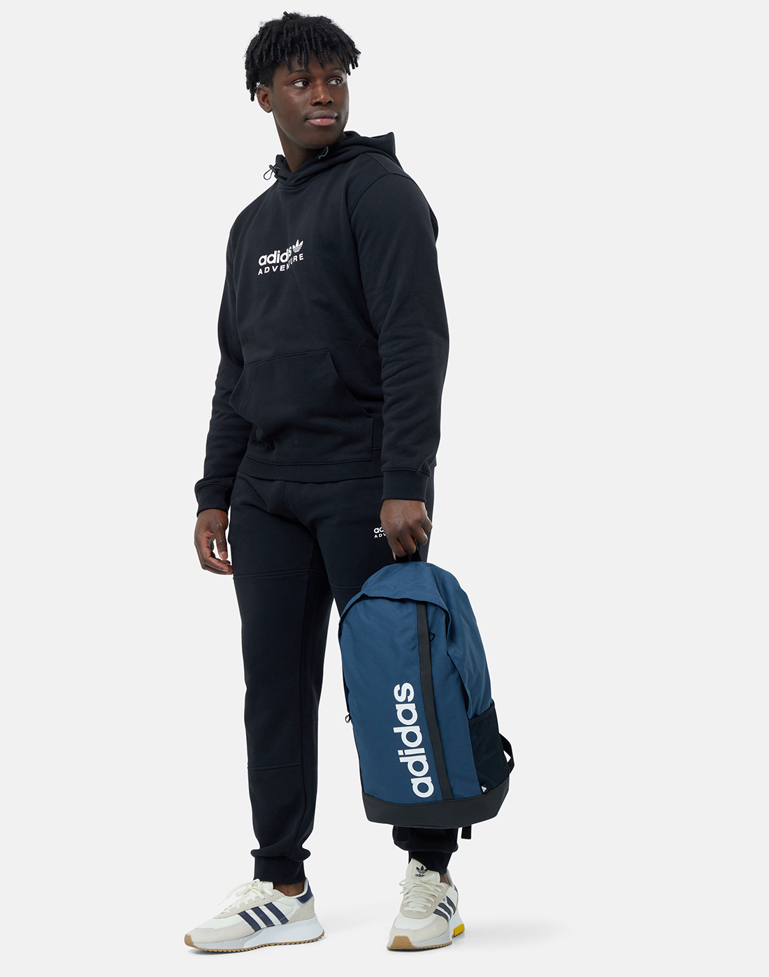 adidas Linear Backpack - Navy | Life Style Sports UK