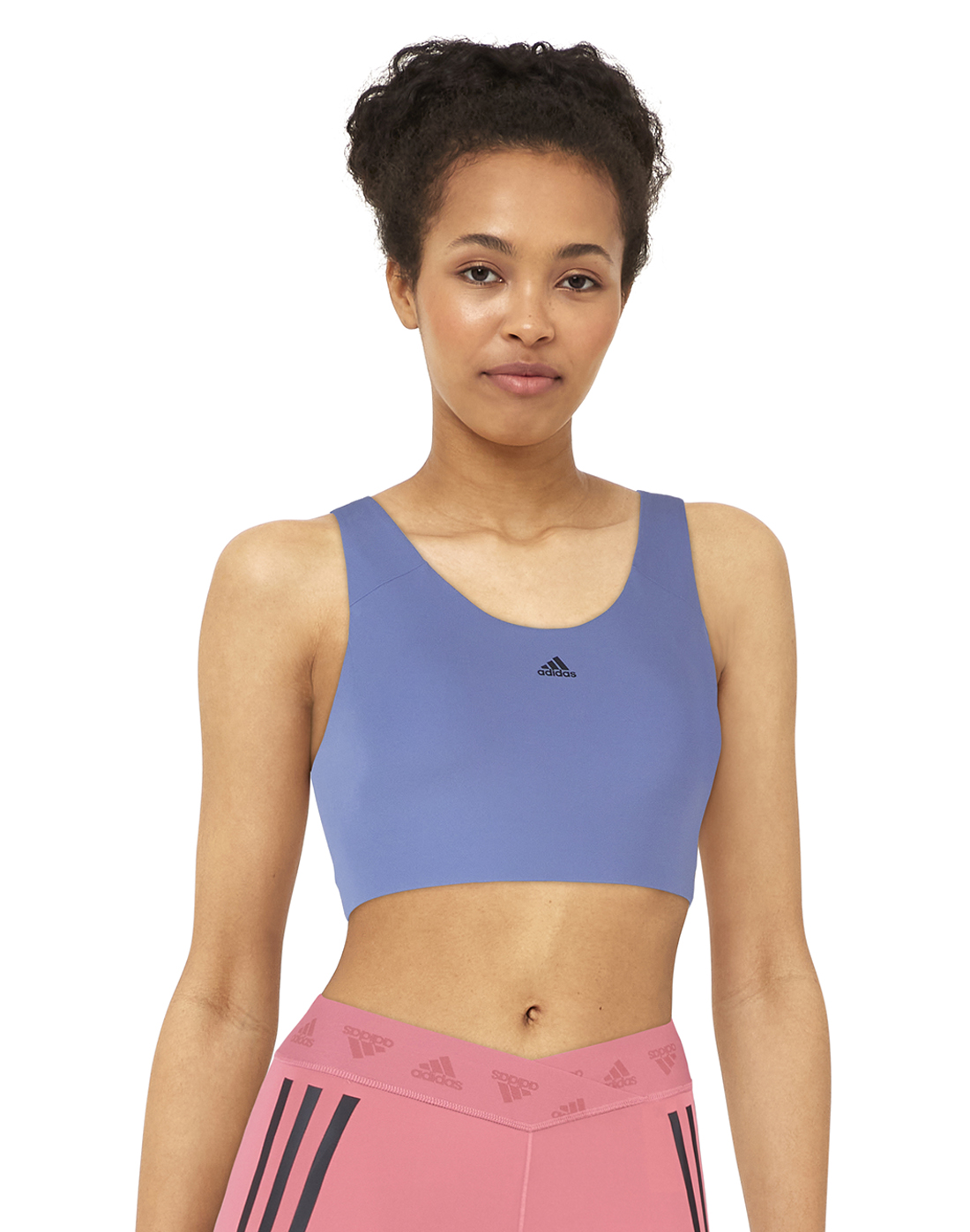 adidas Womens Ultimate Alpha Sports Bra - Blue