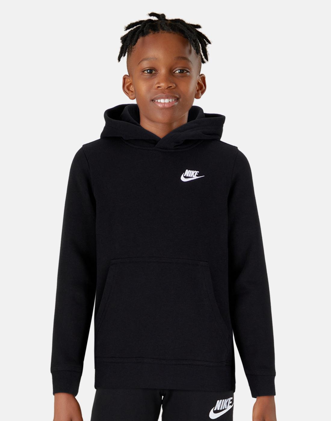 Nike Older Boys Hoodie - Black | Life Style Sports IE