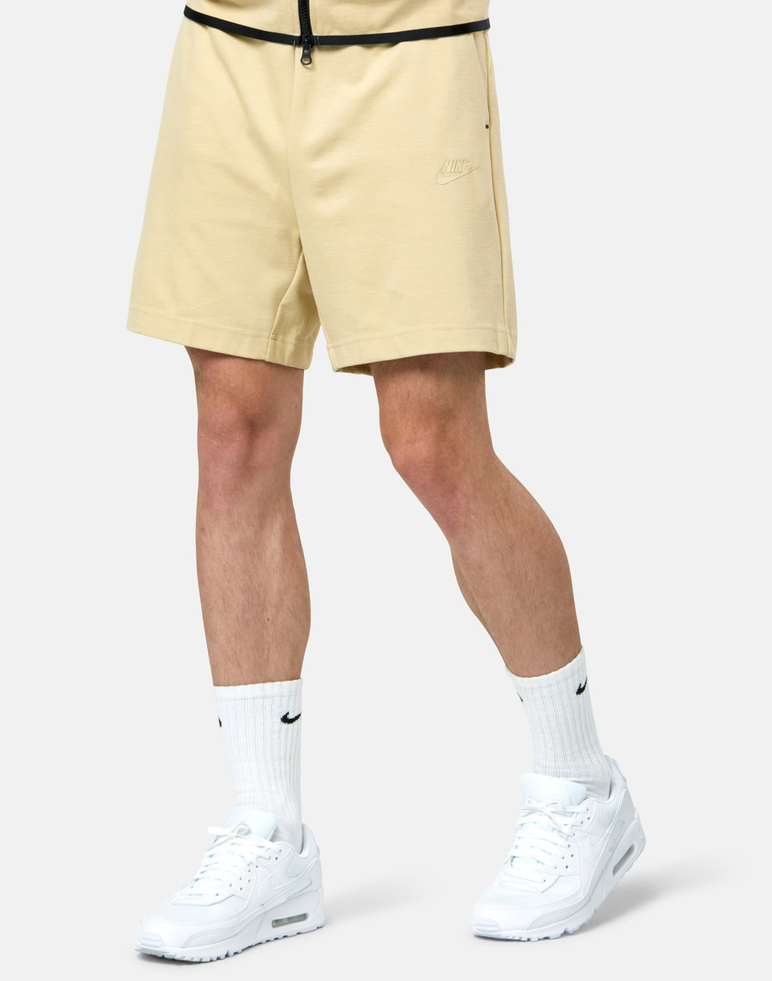 Nike Mens Tech Fleece Light Weight Shorts - Cream | Life Style Sports IE