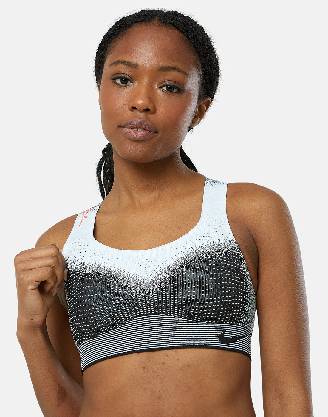 Nike Nike Swoosh Women's Medium-Support Pro Sports Bra - White $ 30