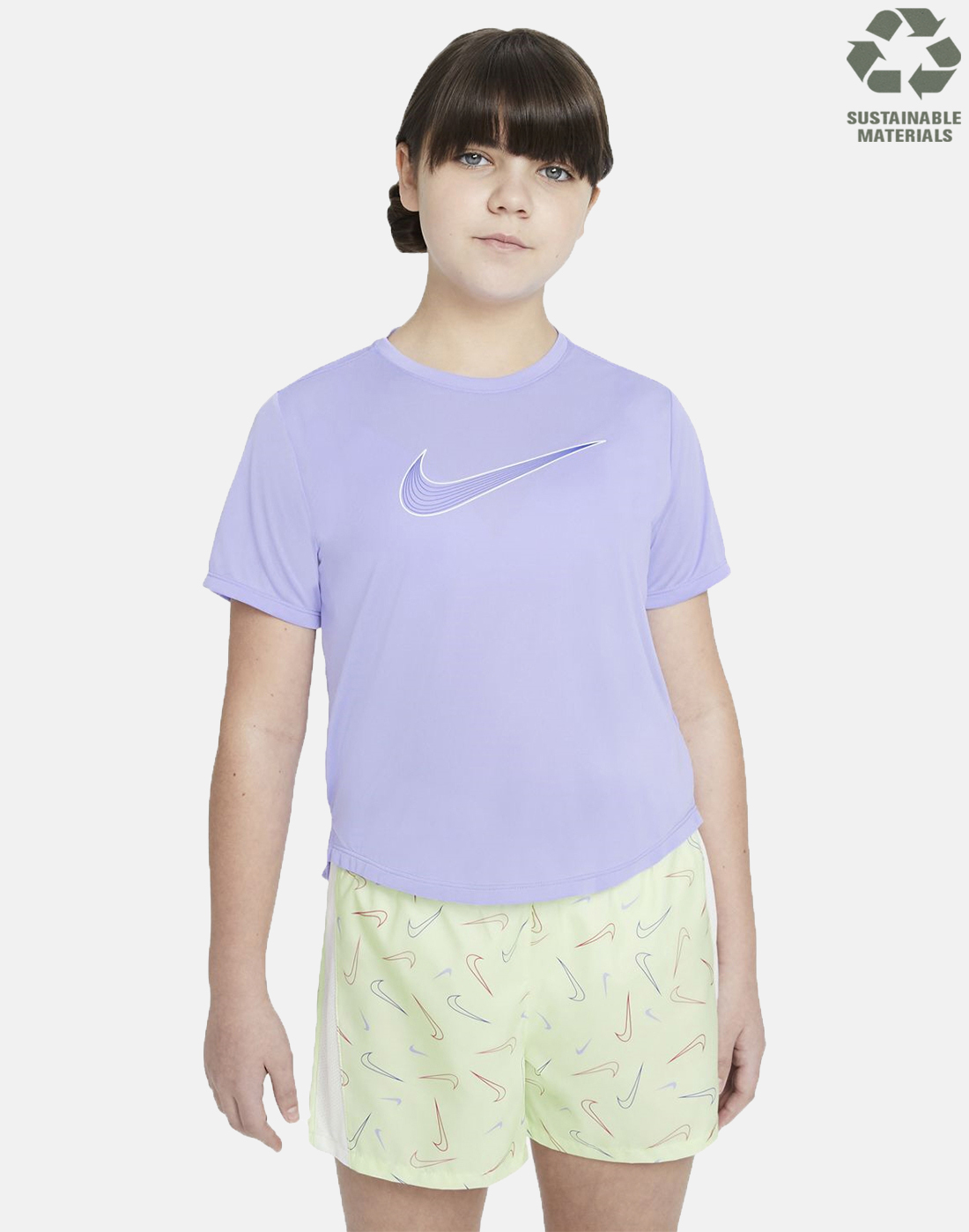 Nike Older Girls One T-shirt - Purple | Life Style Sports IE