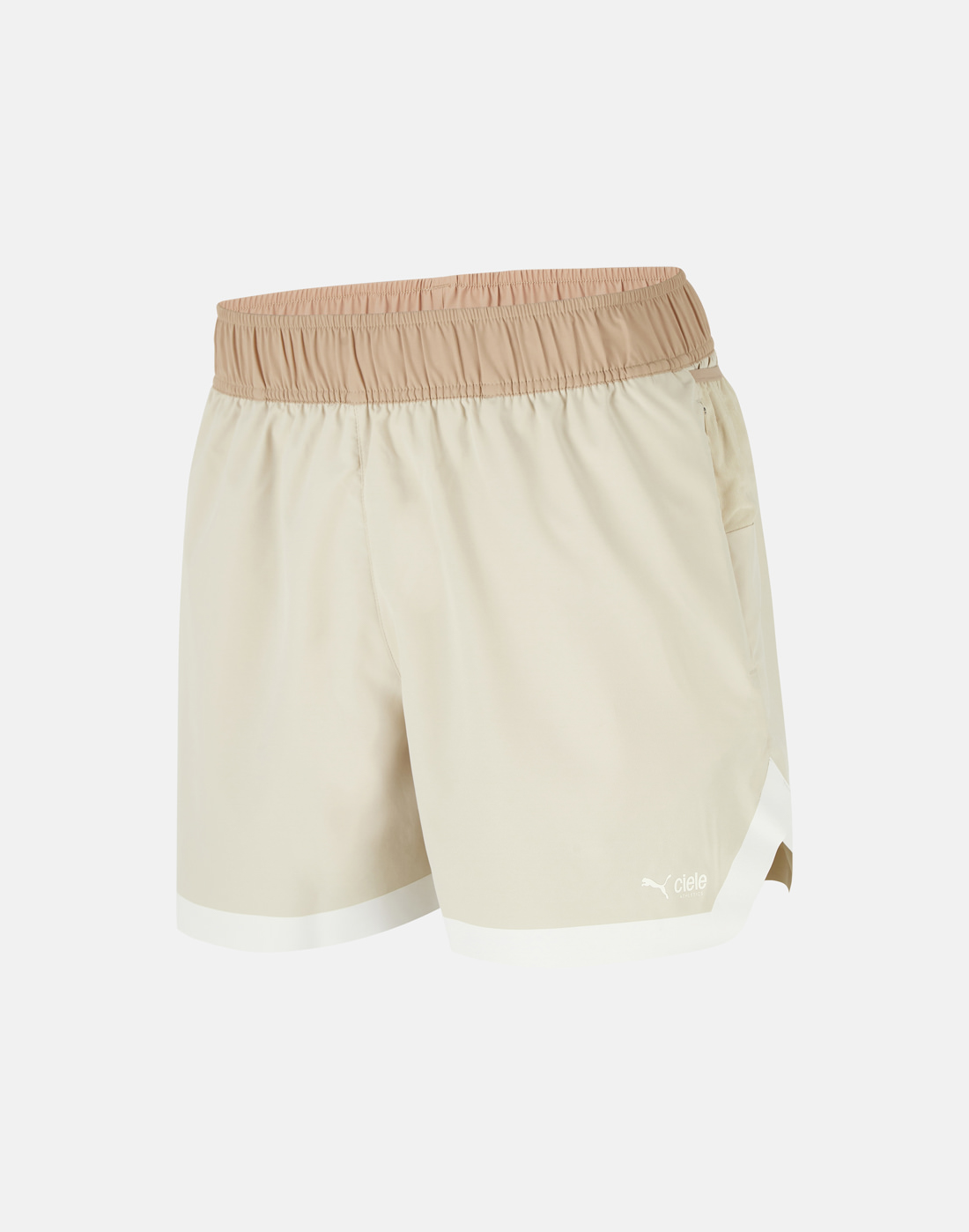 Puma Mens Run Ciele 5 Inch Woven Shorts - Cream | Life Style Sports IE