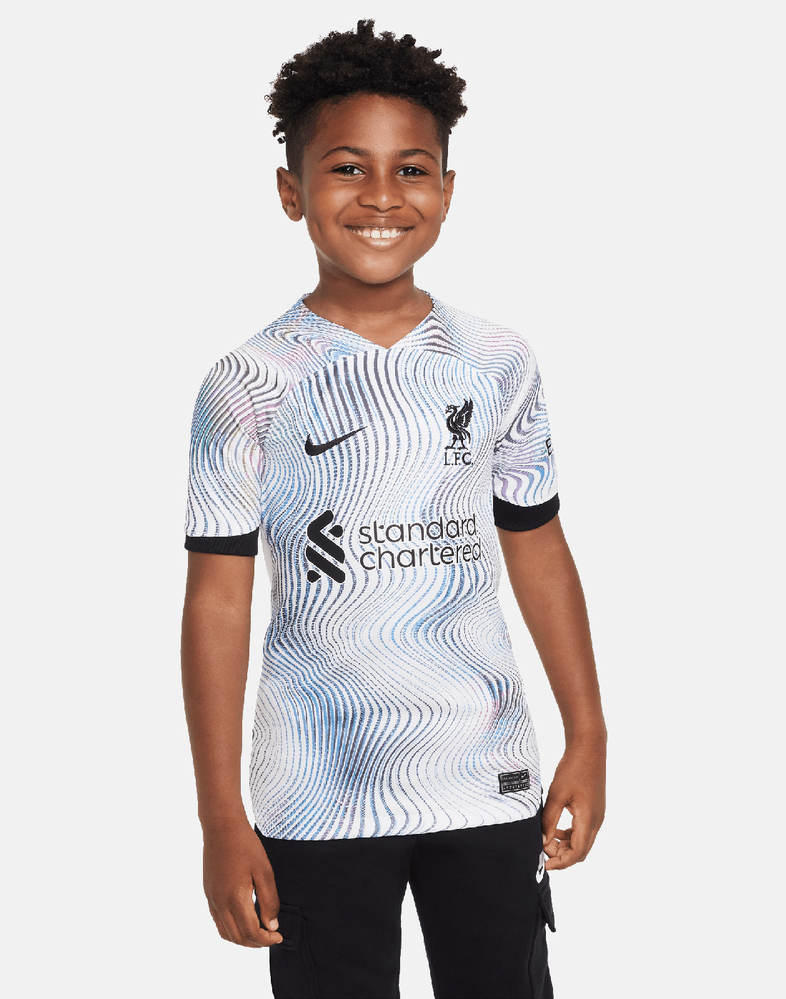 Nike Kids Liverpool 22/23 Away Jersey - White | Life Style Sports UK