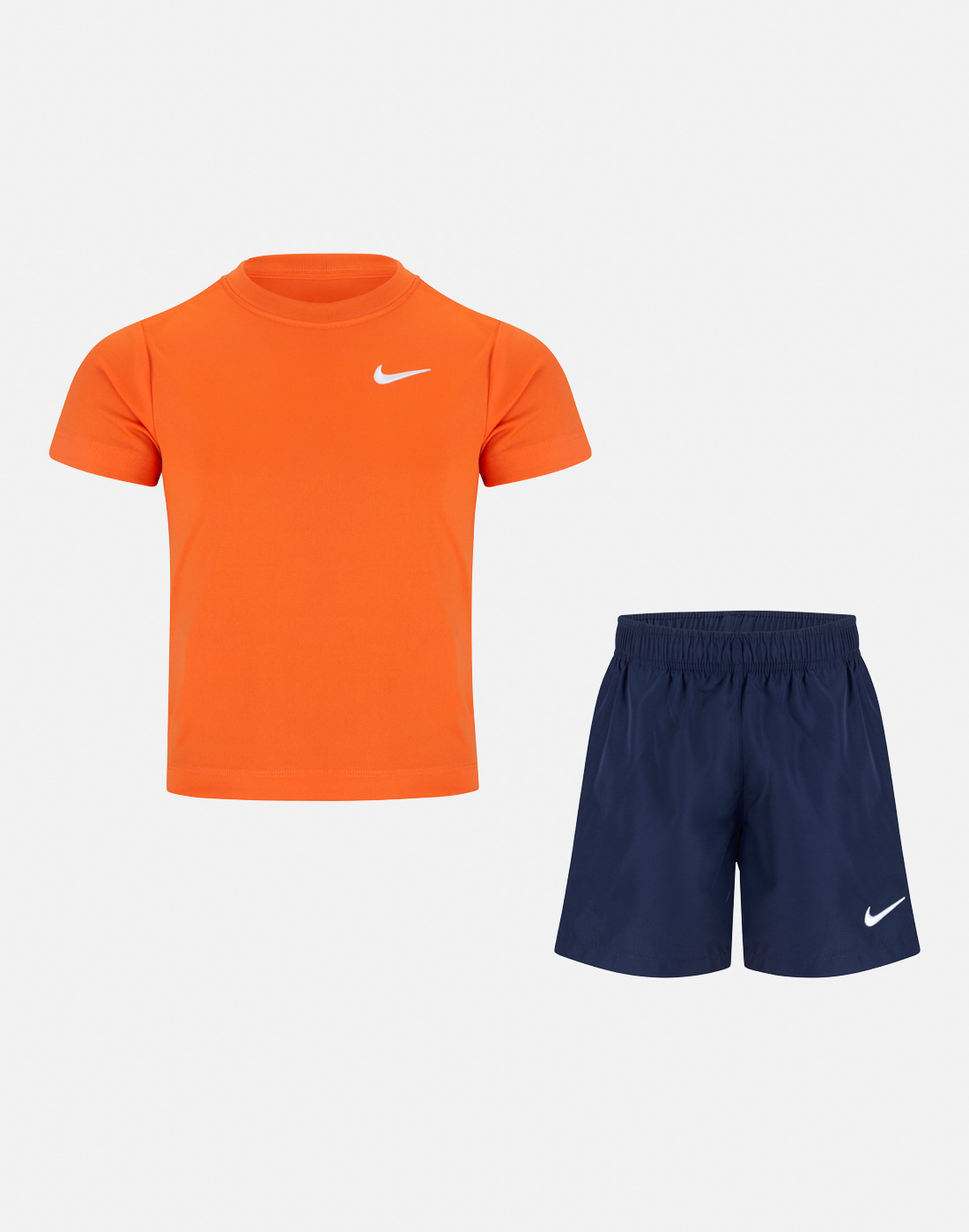 Nike Younger Kids Woven Short Set in Orange | Size 6-7Y