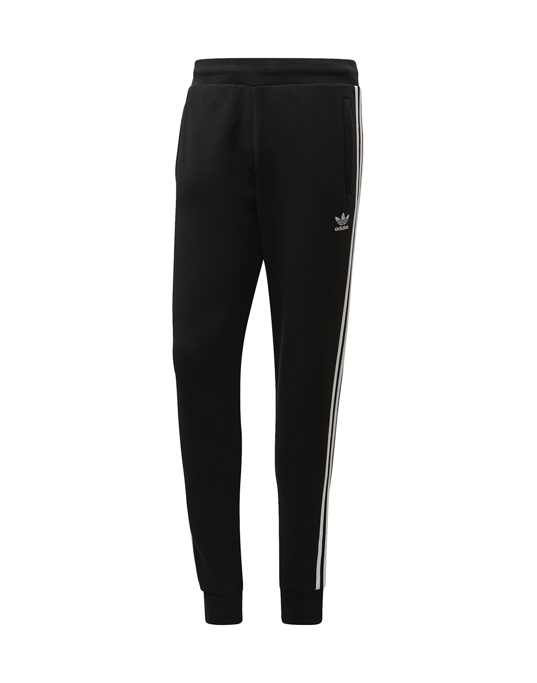 adidas Originals Mens 3-Stripe Joggers - Black | Life Style Sports IE
