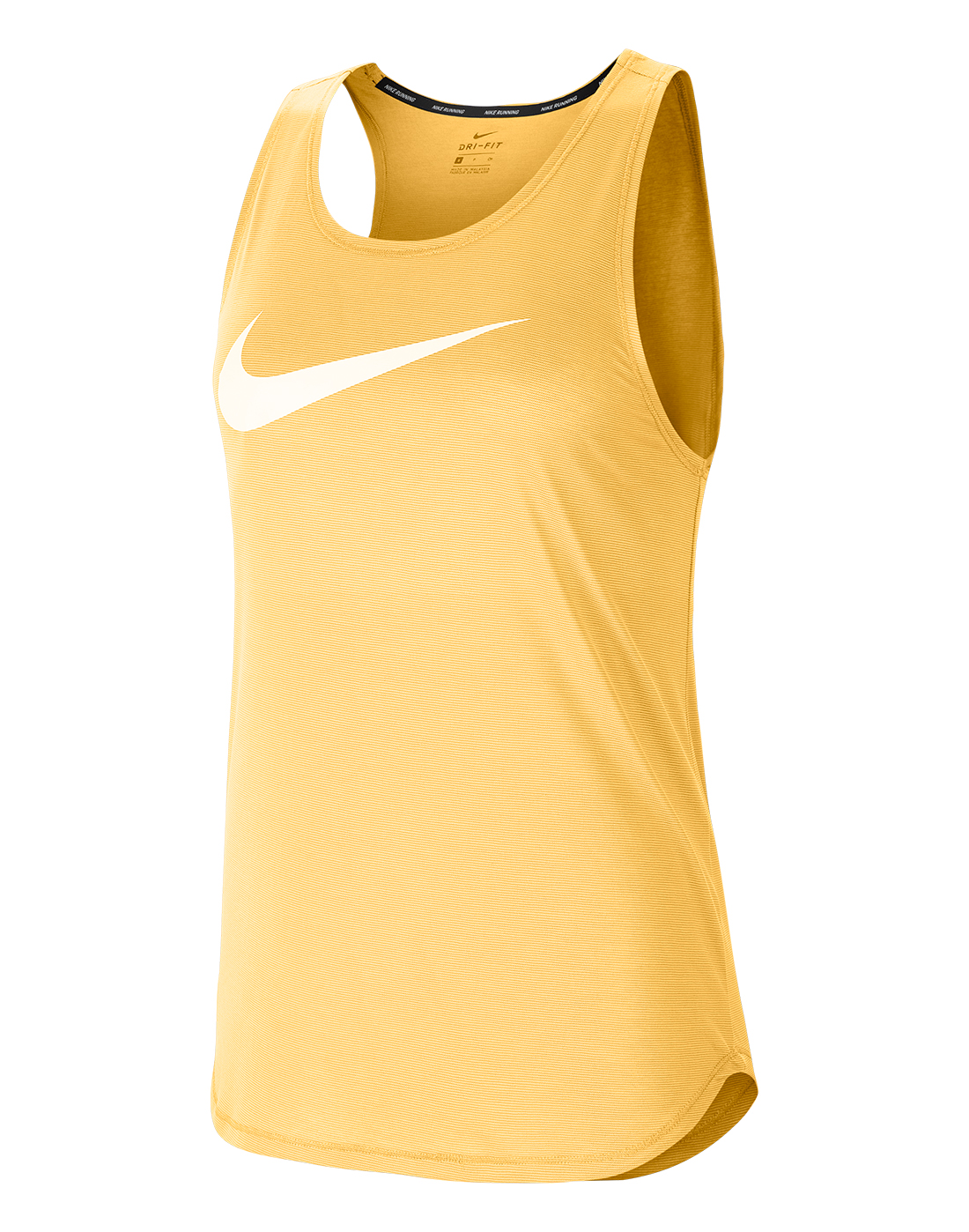 Nike Womens Swoosh Tank Top - Yellow | Life Style Sports IE