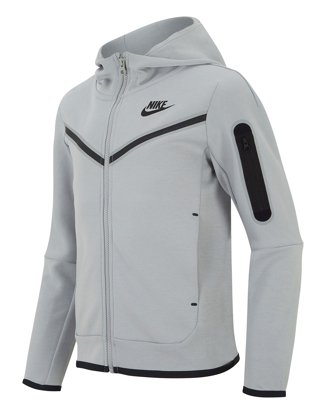 Nike Older Boys Tech Fleece Hoodie - Grey | Life Style Sports EU