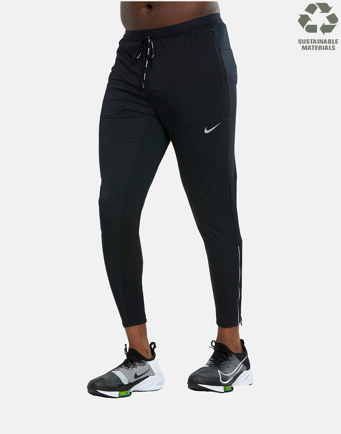 Nike Mens Phenom Elite Knit Run Pants - Black