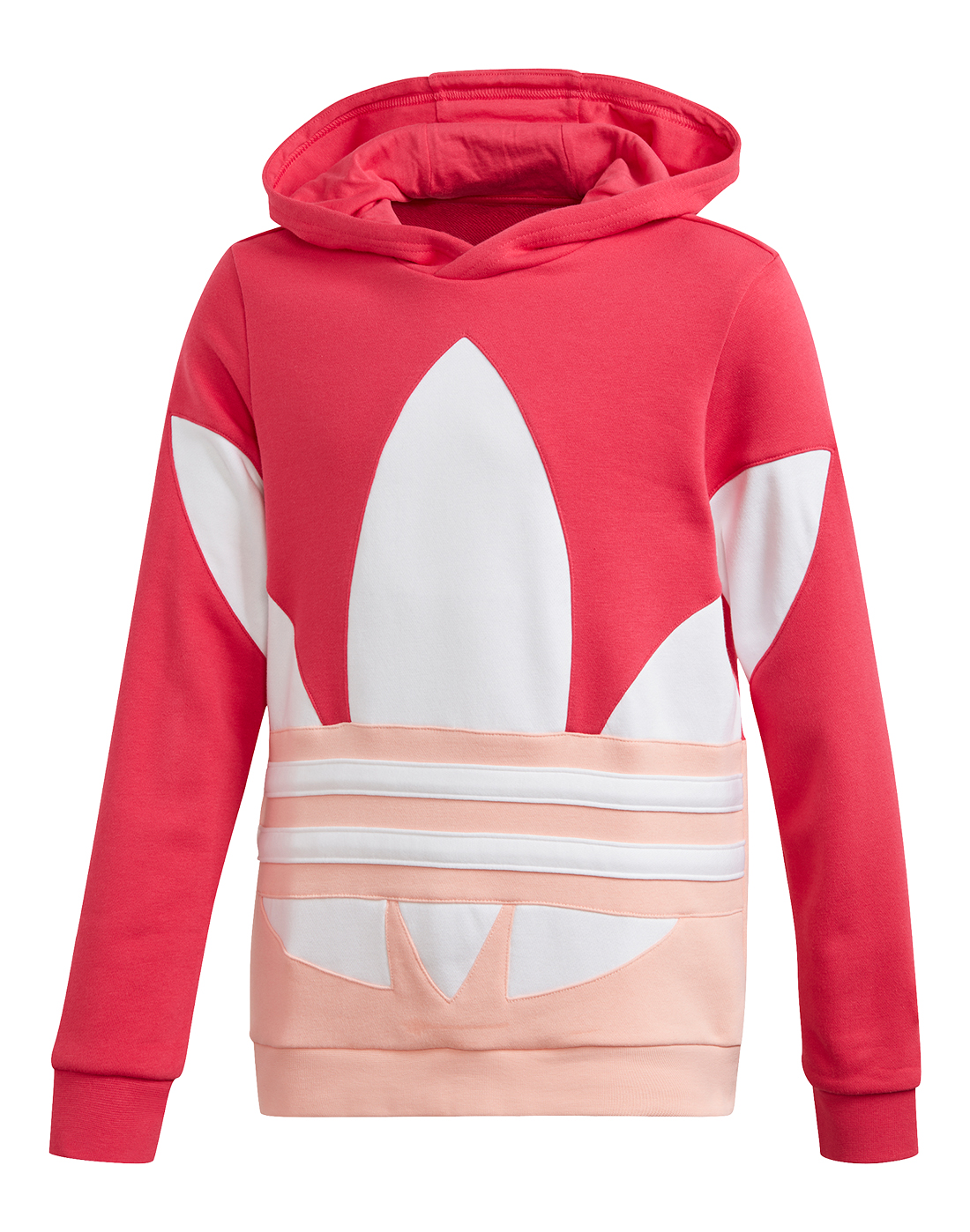 girls adidas trefoil