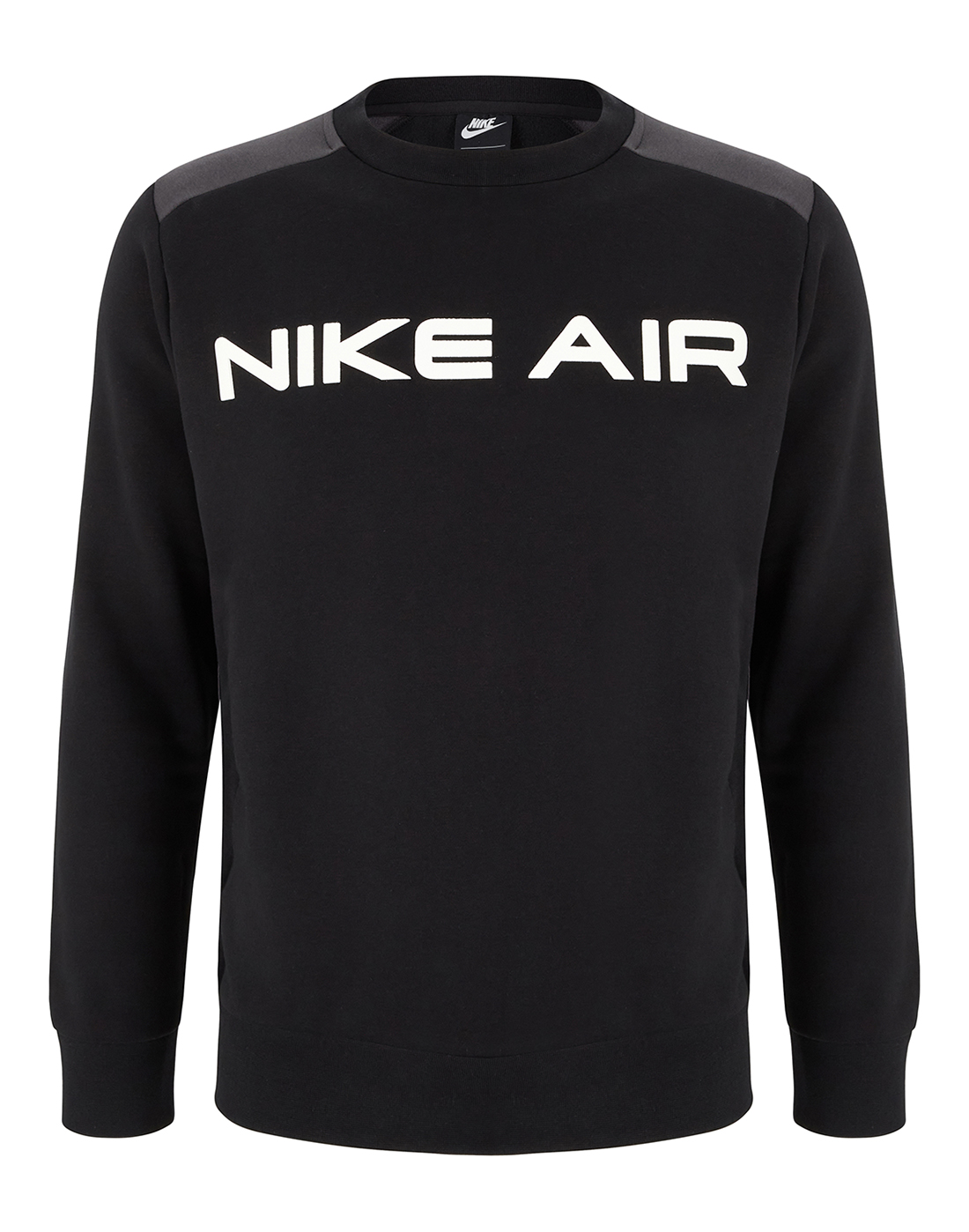 Nike Mens Nike Air Crew Neck Sweatshirt - Black | Life Style Sports EU