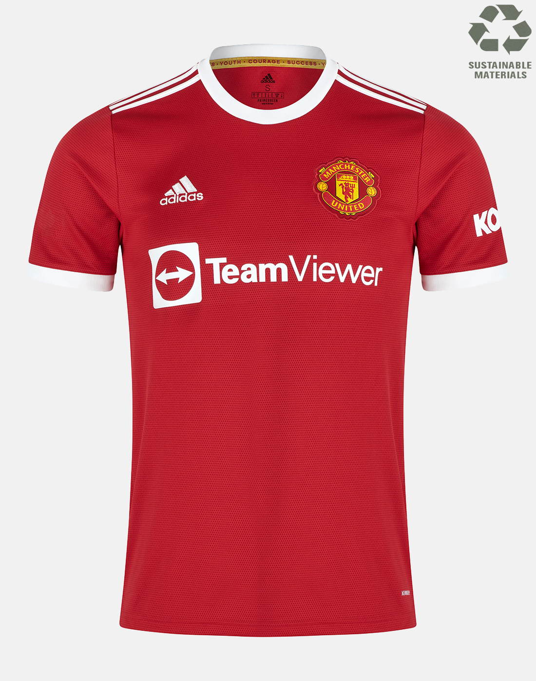 adidas Adult Manchester United 21/22 Home Jersey - Red | Life Style ...