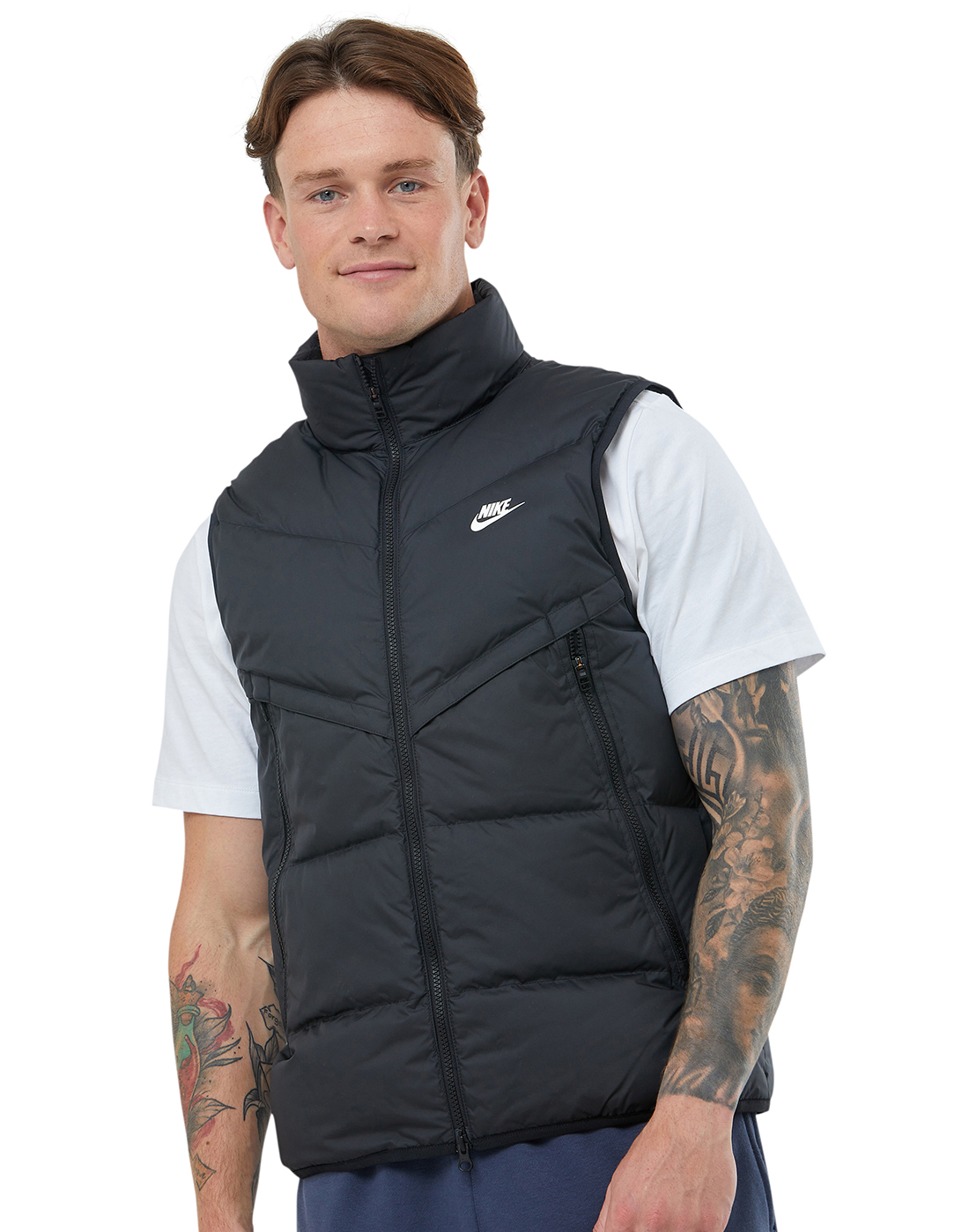 Nike Mens Wind Runner Gilet Jacket - Black | Life Style Sports IE