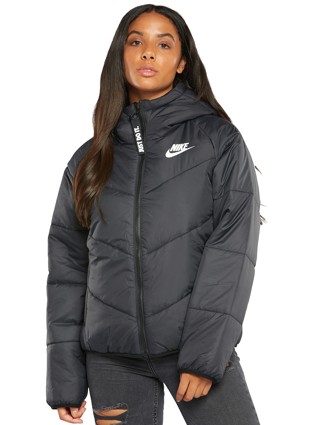 Nike Womens Padded Jacket - Black 