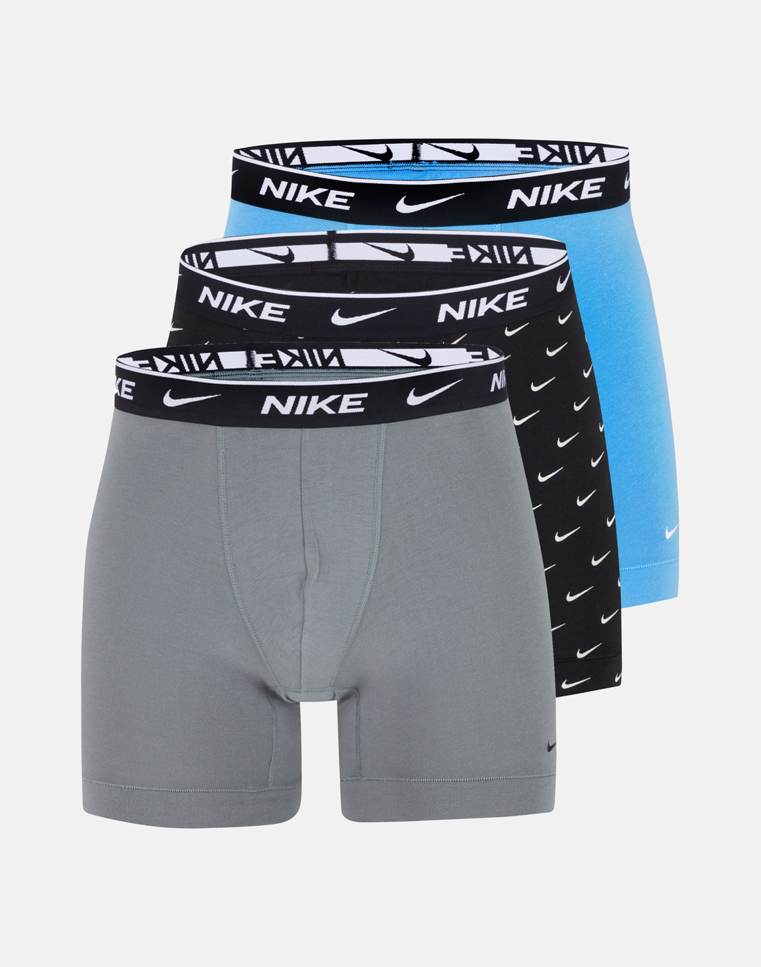 Nike Mens Cotton 3 Pack Brief Boxers - Blue | Life Style Sports IE