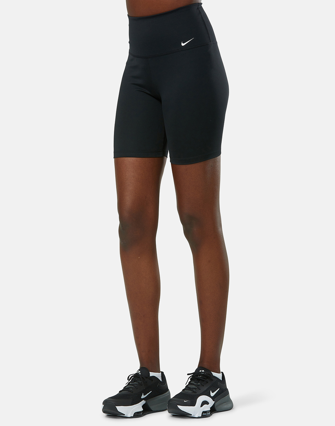 Nike Womens One DF High Rise 7inch Shorts - Black | Life Style Sports UK