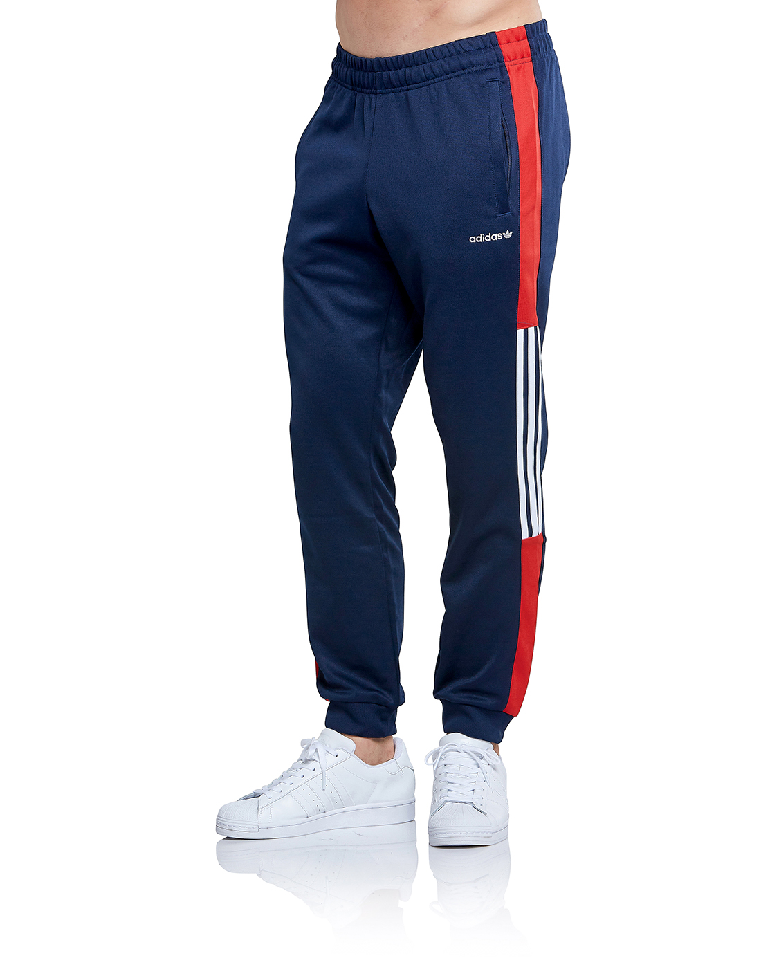 adidas Originals Mens Poly Track Pants - Navy | Life Style Sports IE