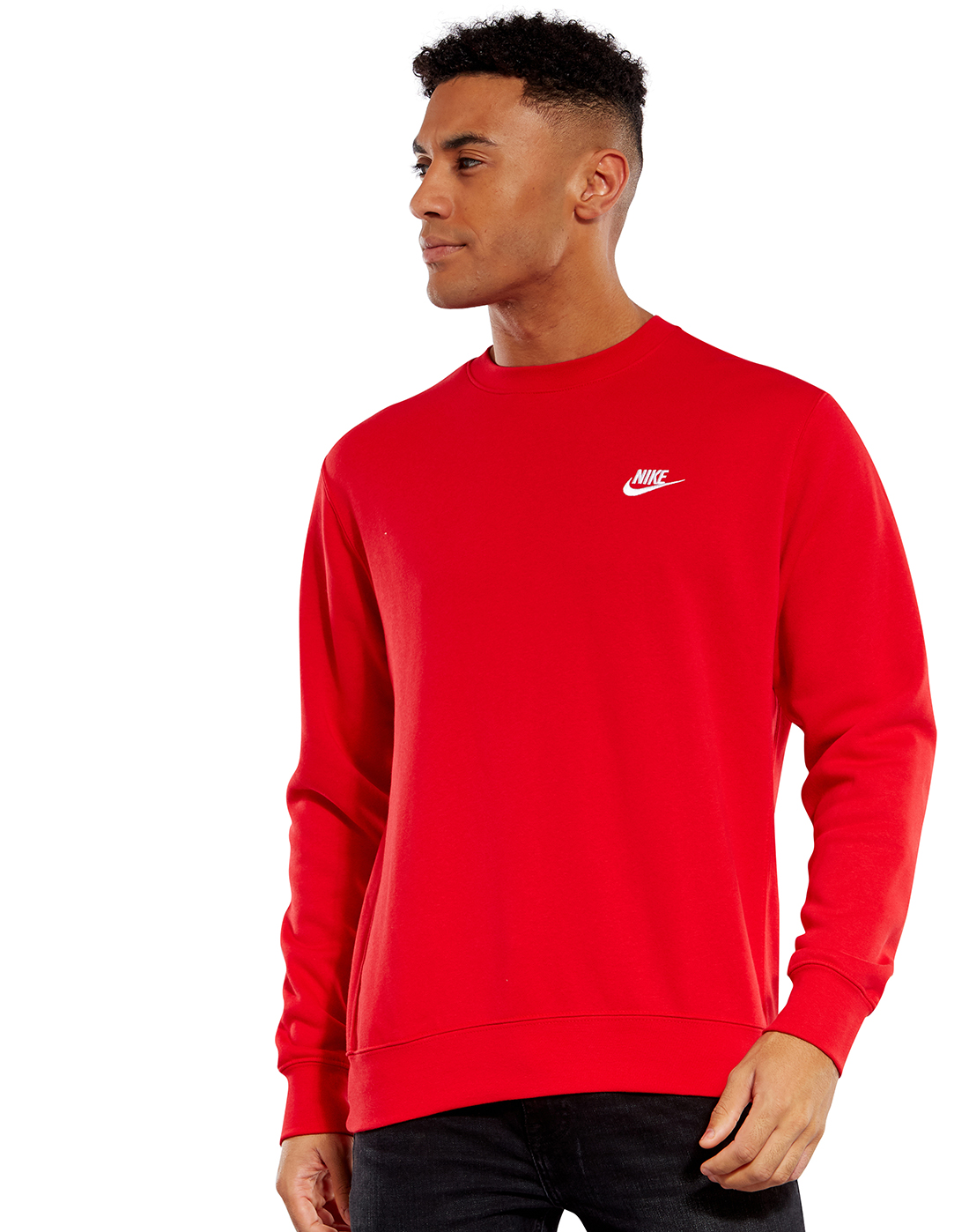 nike crewneck sweatshirt red