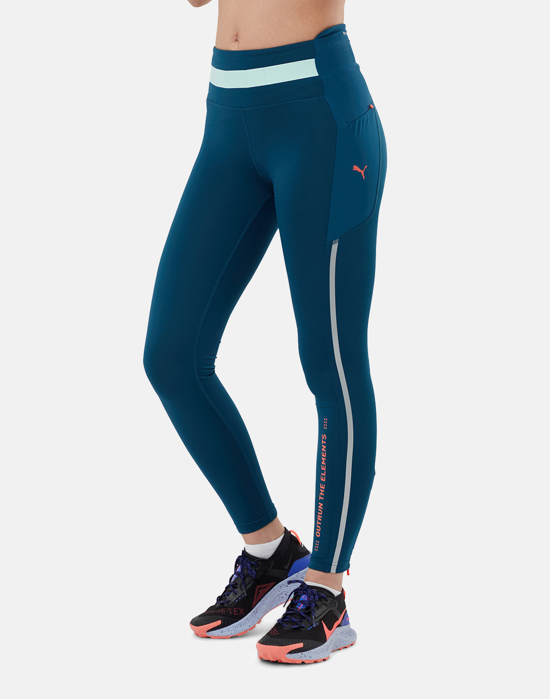 Puma Womens Puma X Helly Hansen Leggings - Blue