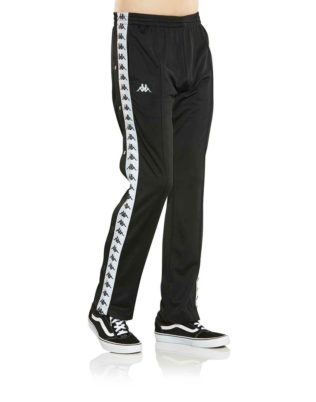 Mens Banda Astoria Snap Pants Black | Life Style Sports UK