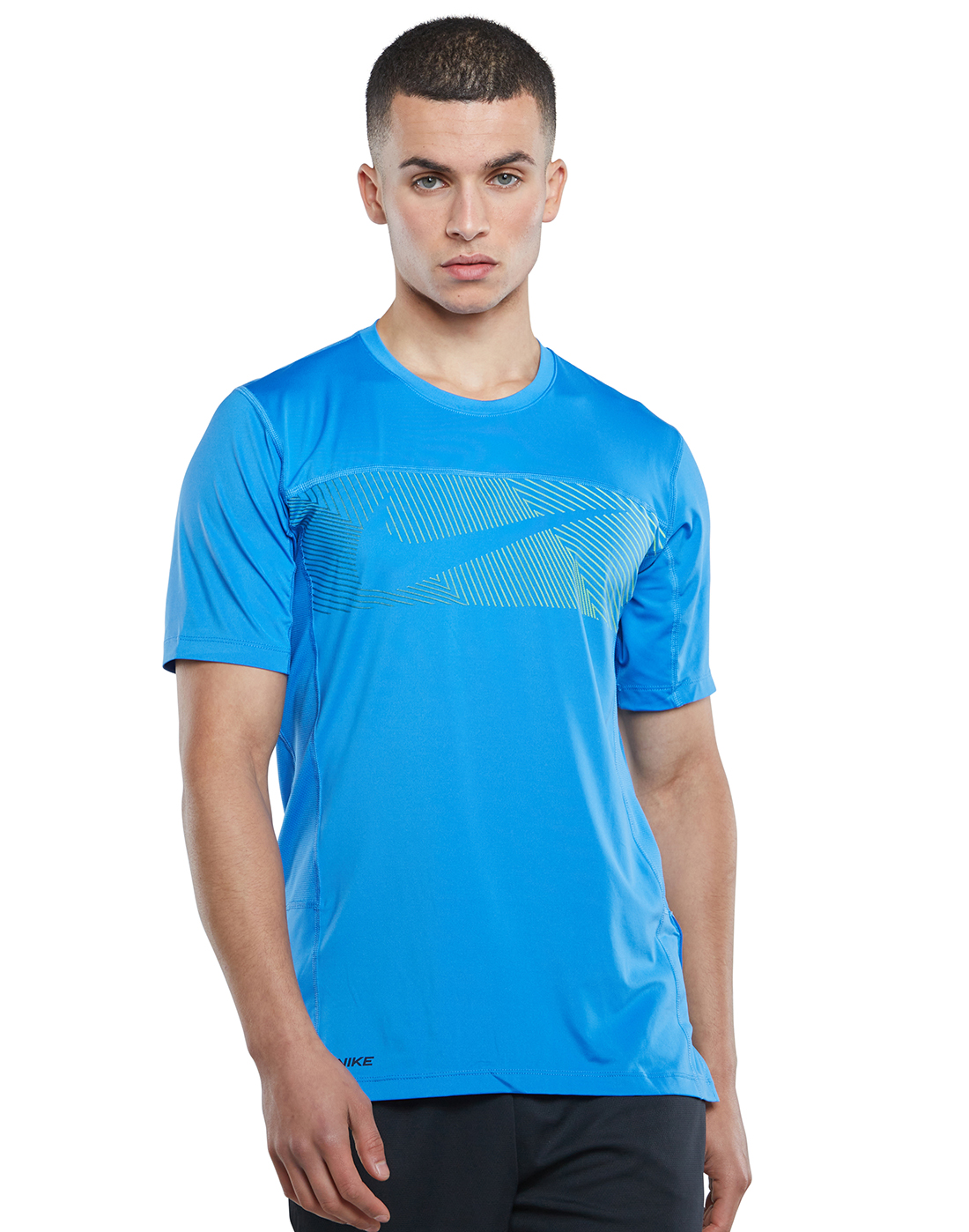 Nike Mens BaseLayer LV T-Shirt - Blue | Life Style Sports IE