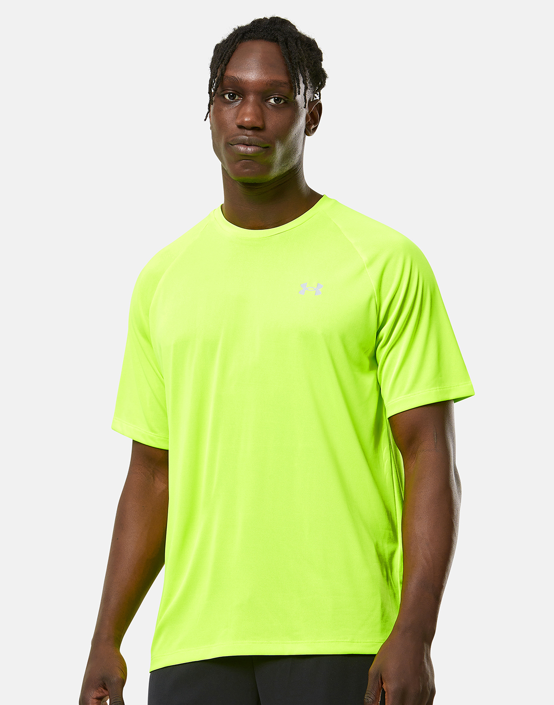 Under Armour Mens Tech Reflective T-Shirt - Green | Life Style Sports EU