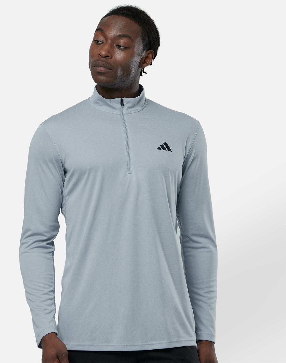 adidas Mens Training Half Zip Top - Blue | Life Style Sports IE