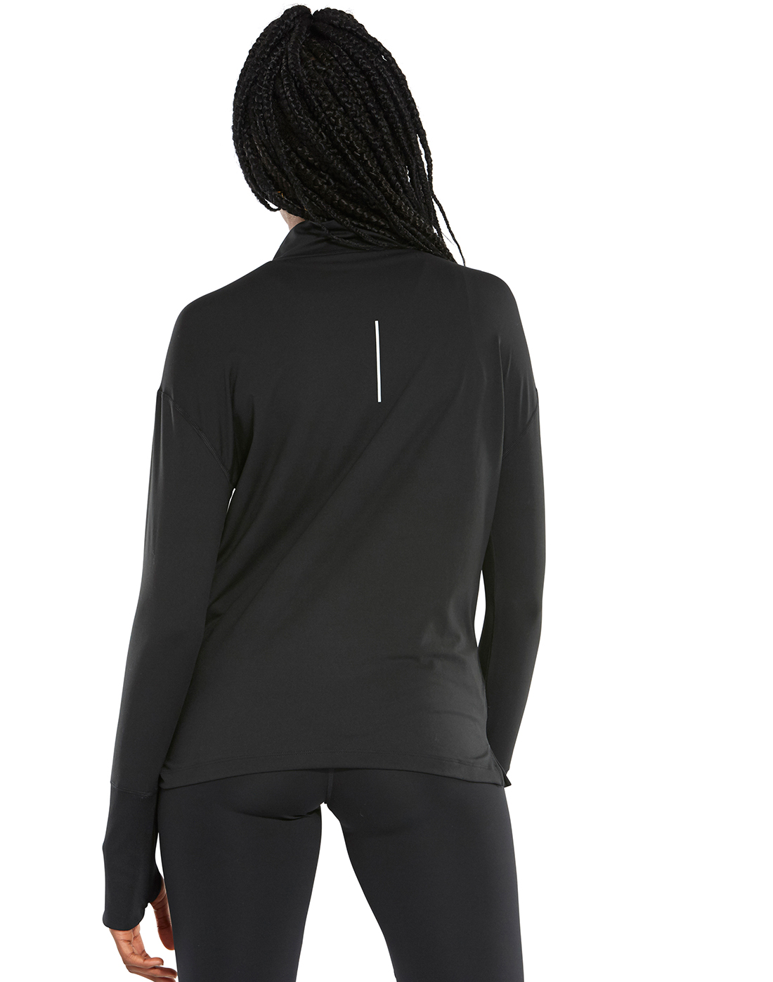 Nike Womens Element Half Zip Top - Black | Life Style Sports IE