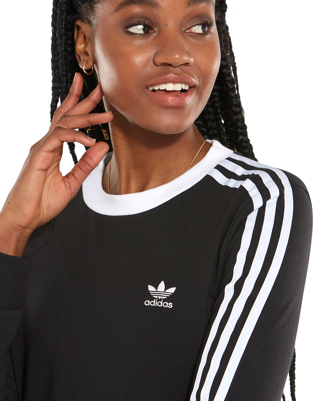 Women's Black adidas Originals Long Sleeve T-Shirt | Life Style Sports