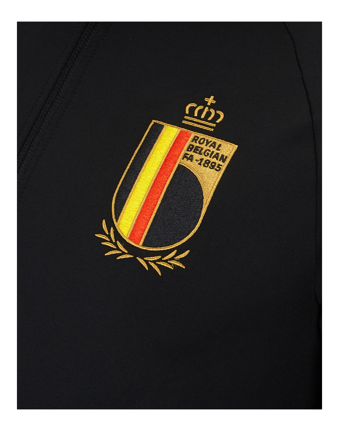 adidas Adult Belgium Euro 2020 Anthem Jacket - Black | Life Style Sports IE
