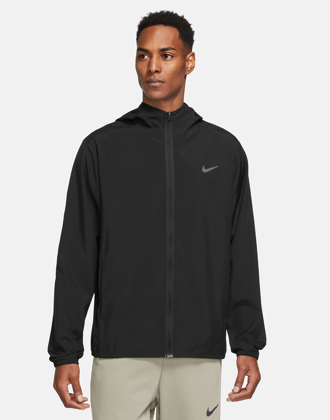Nike Mens Form Train Woven Full Zip Jacket - Black | Life Style Sports UK