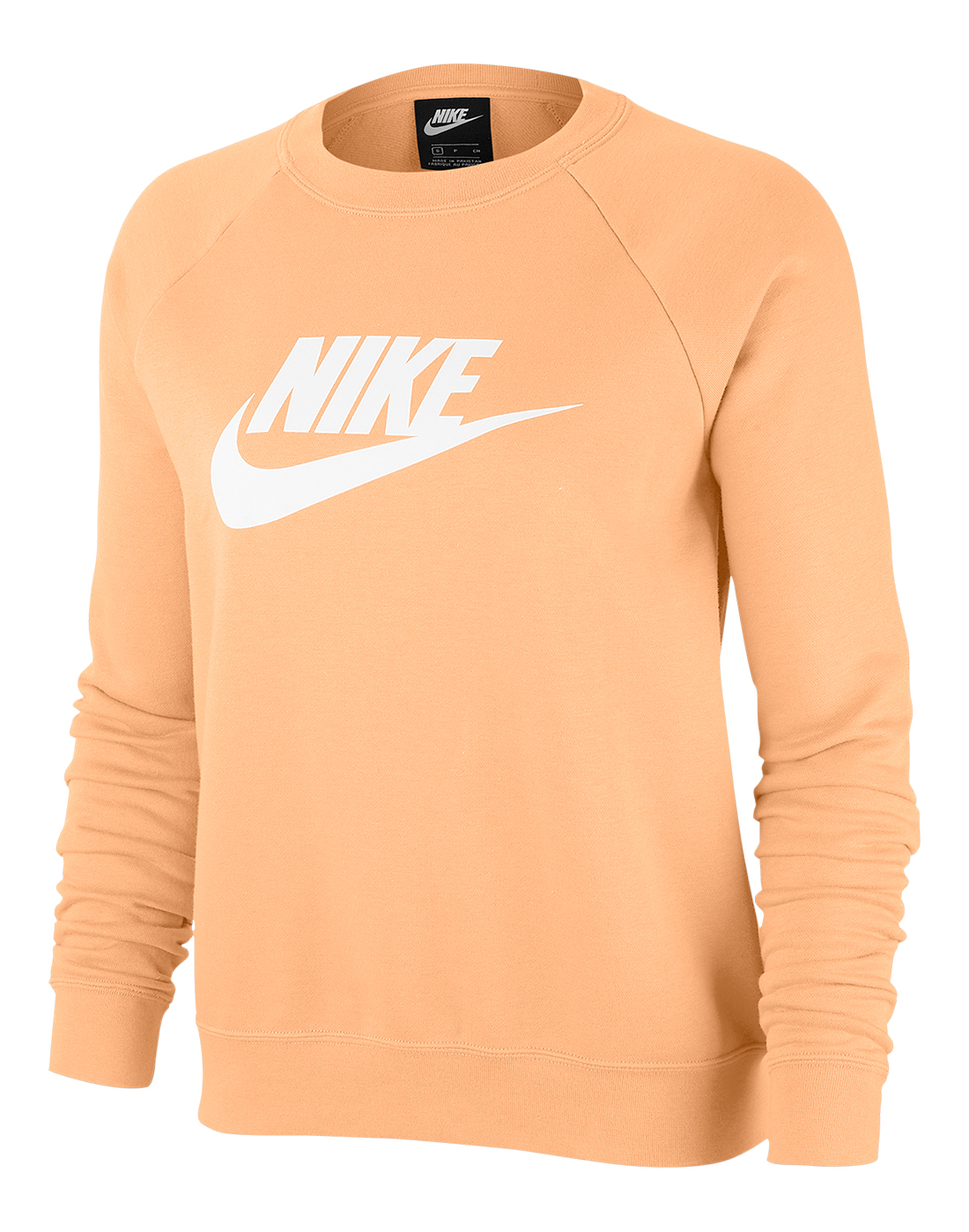 orange nike sweatshirt womens