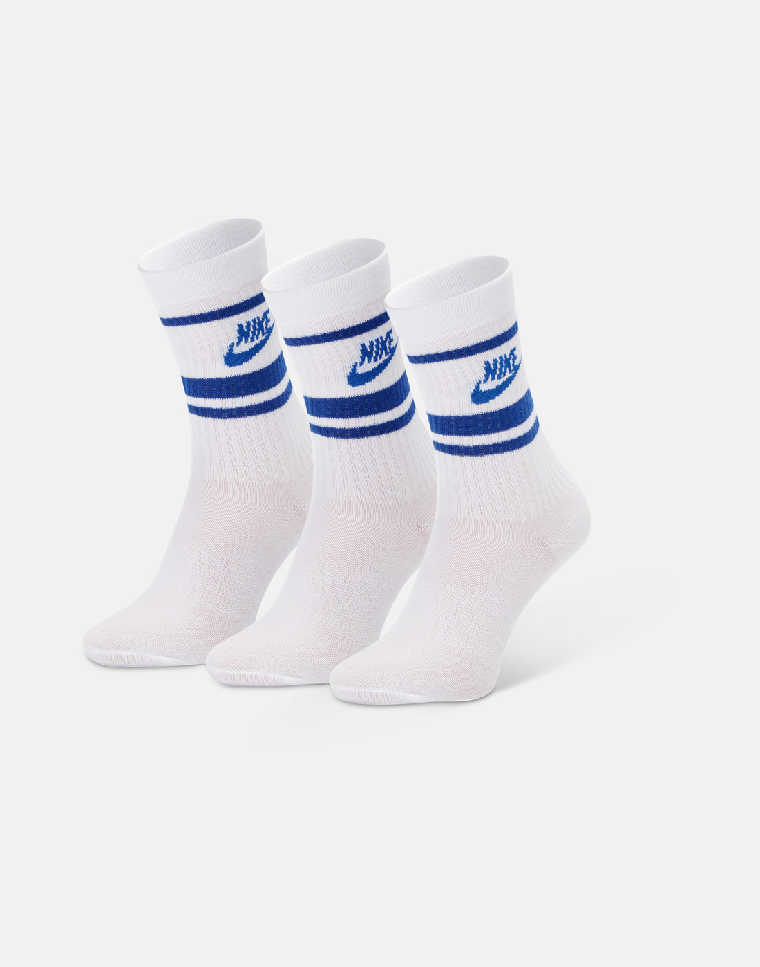 Nike Essentials 3 Pack Crew Socks - White | Life Style Sports IE
