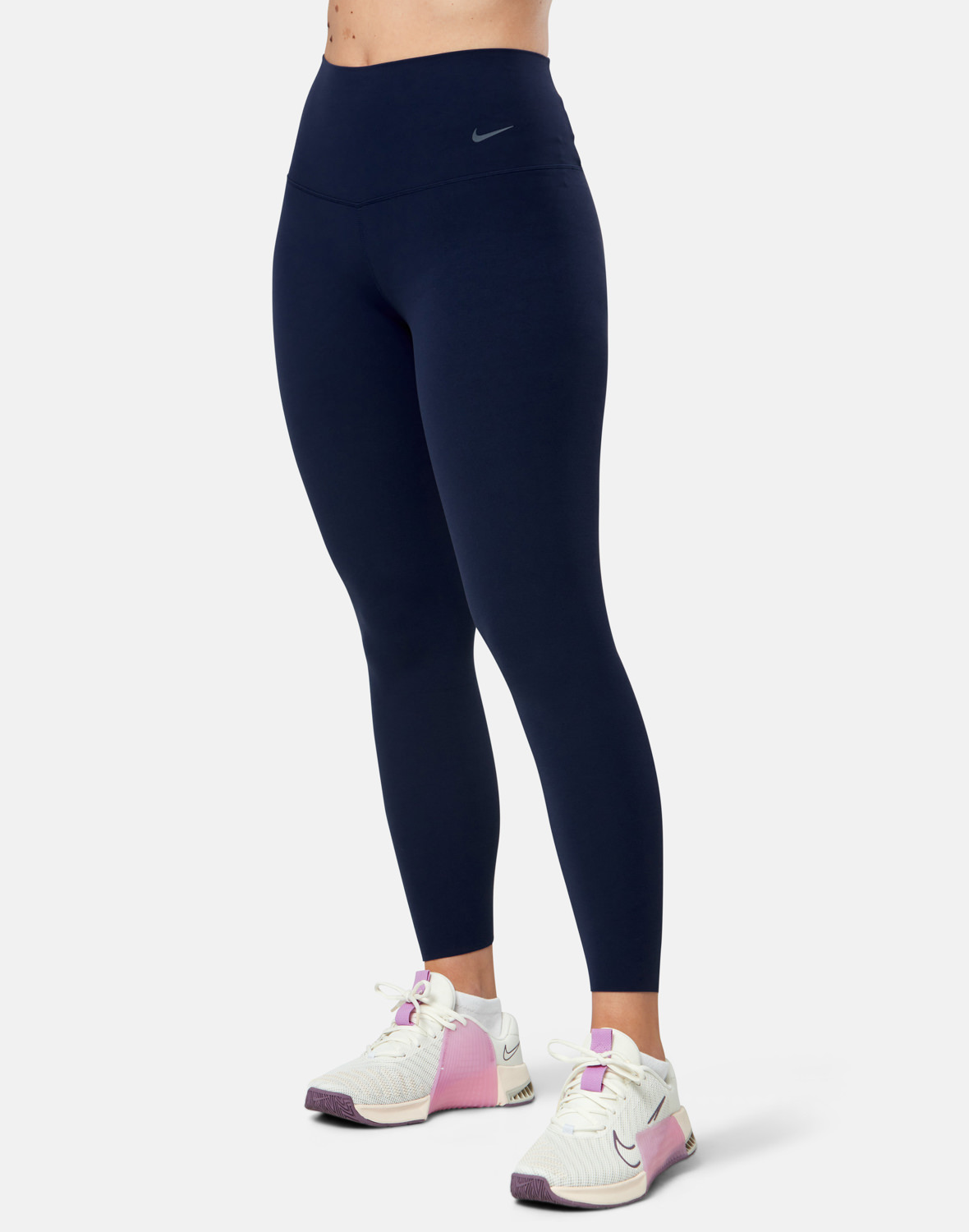 Nike Womens Zenvy 7/8 Leggings - Navy
