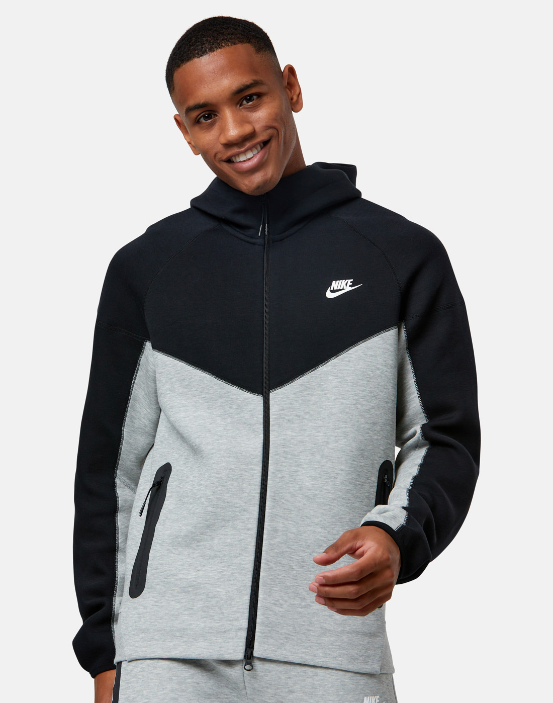 Nike Mens Tech Fleece Hoodie - Grey | Life Style Sports IE