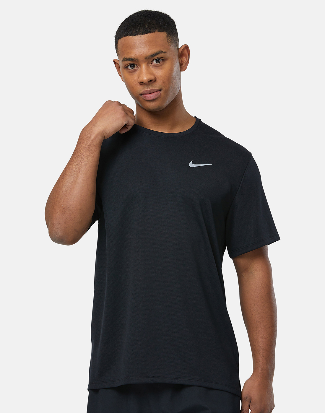 Nike Mens Miler T-Shirt - Black | Life Style Sports IE