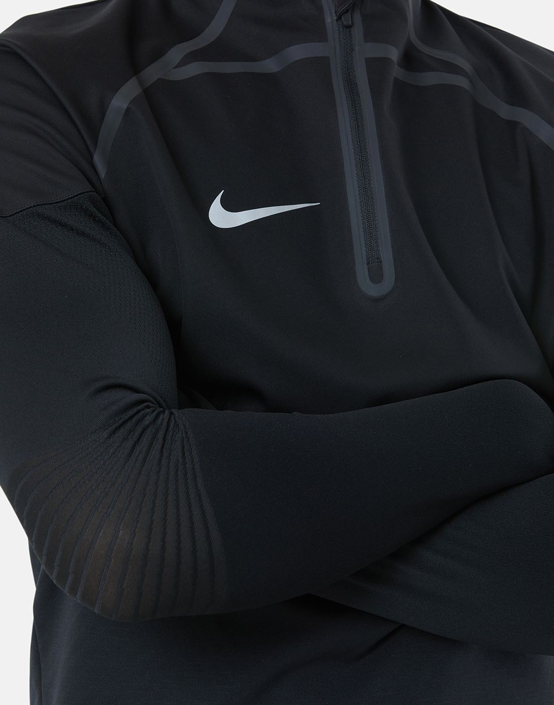 Nike Mens Winter Warrior Elite Strike Drill Top - Black | Life Style ...