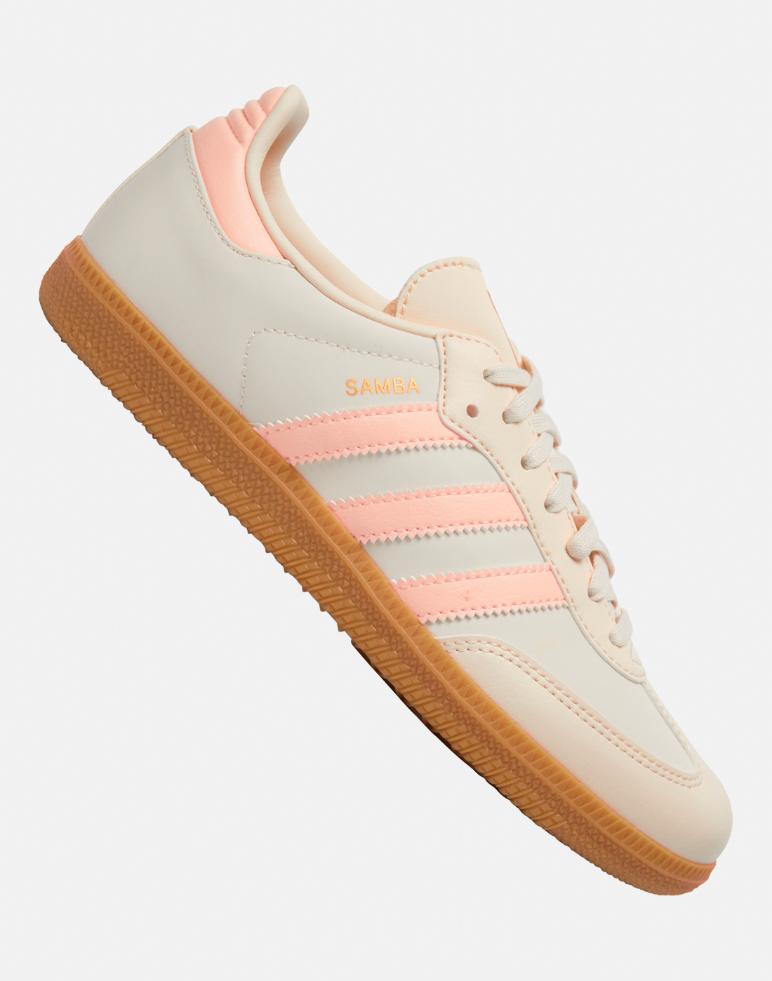 Adidas Originals Older Kids Samba Og Trainers in Pink | Size 3 | Nylon
