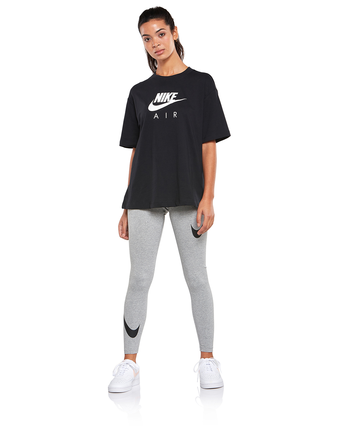 Nike Womens Air Boyfriend T-Shirt - Black | Life Style Sports IE