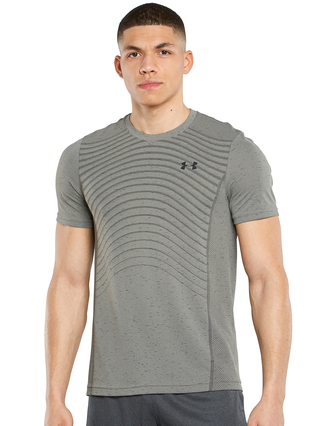 Under Armour Mens Seamless Wave T-shirt - Green | Life Style Sports IE