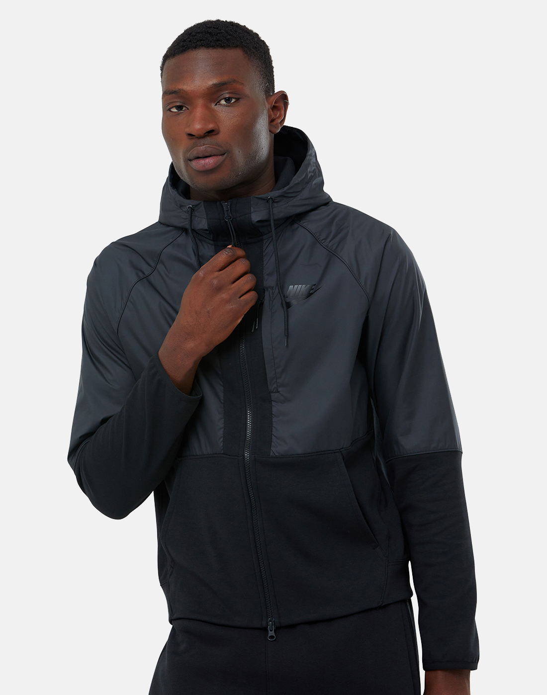 Nike Mens Winter Fleece Hooded Jacket - Black | Life Style Sports IE