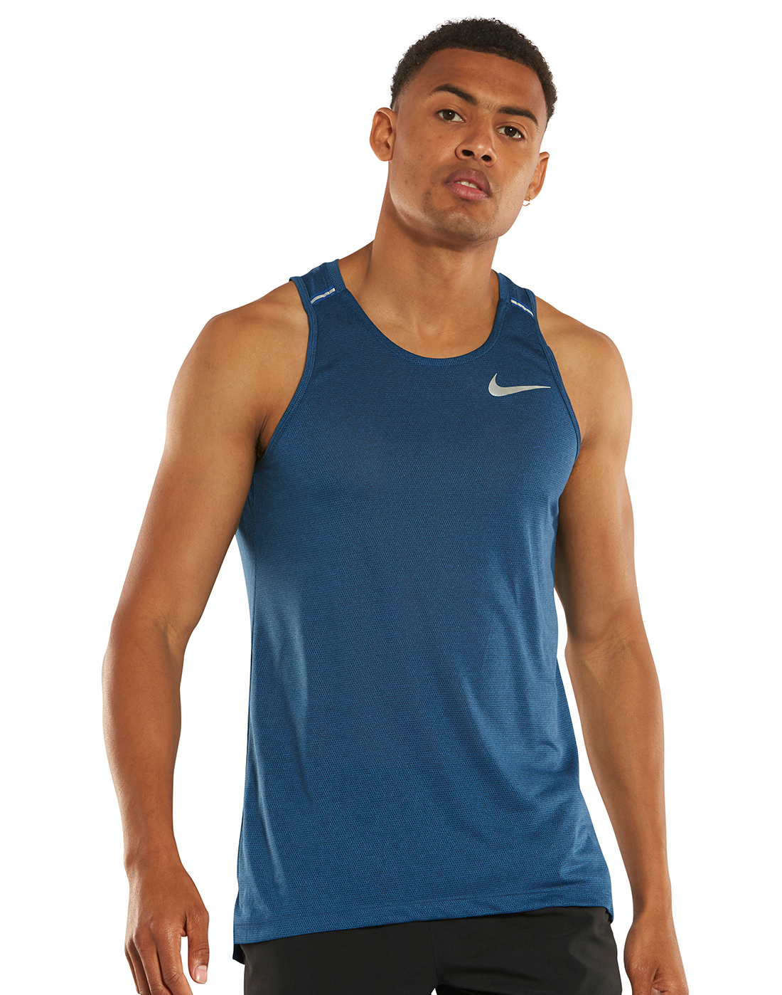 Men's Blue Nike Running Tank | Life Style Sports