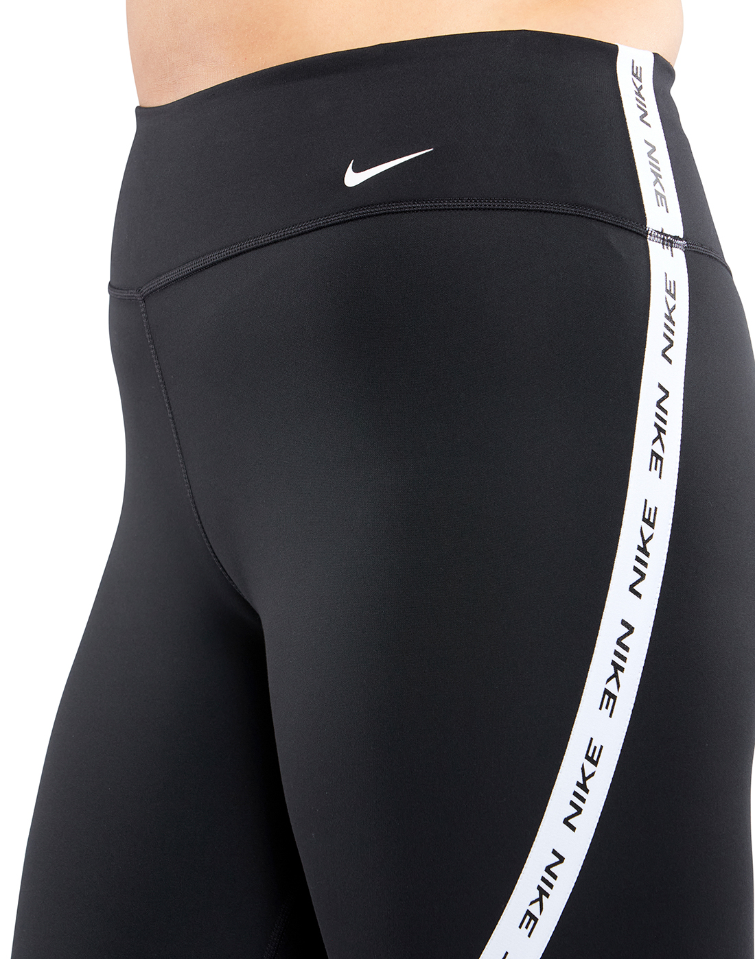 Nike Womens One Novelty Leggings - Black | Life Style Sports IE