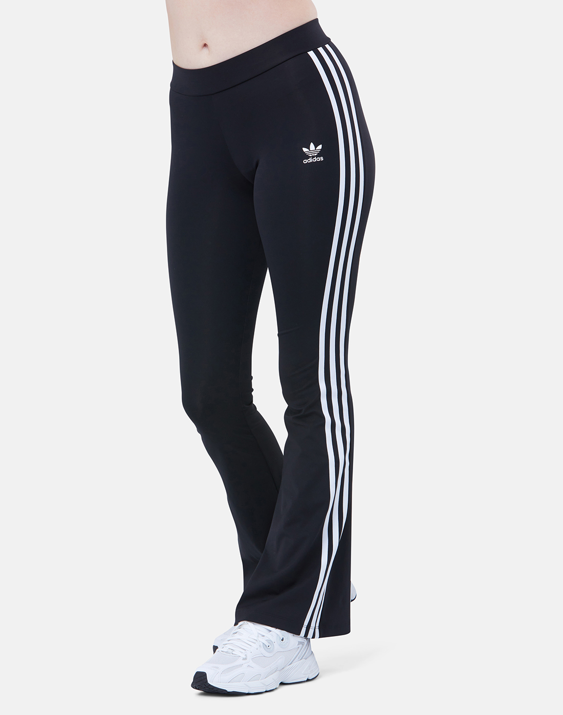 adidas Originals Womens Flared Leggings - Black