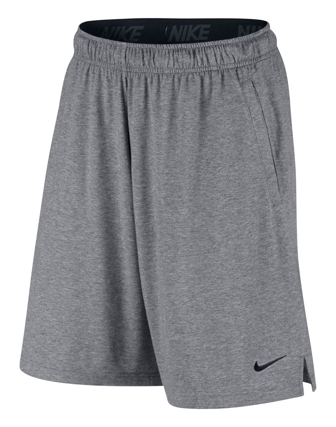 Nike Mens Dri-Fit Cotton Short - Grey | Life Style Sports UK