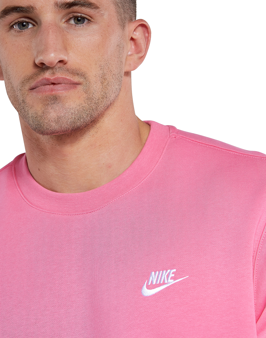 Nike Mens Crew Neck Sweatshirt - Pink Life Style Sports EU