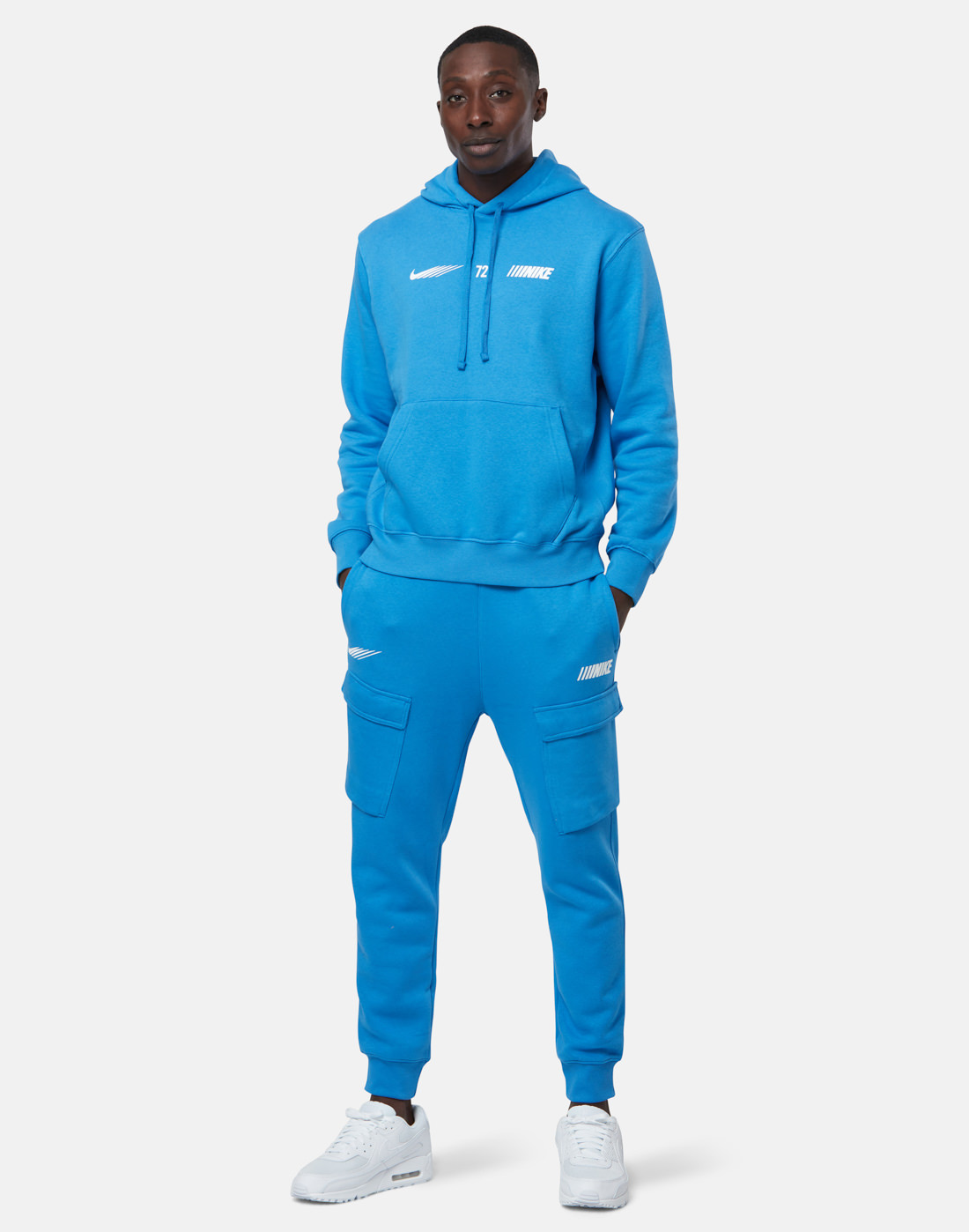 Nike Mens Sports Inspired Hoodies - Blue | Life Style Sports IE
