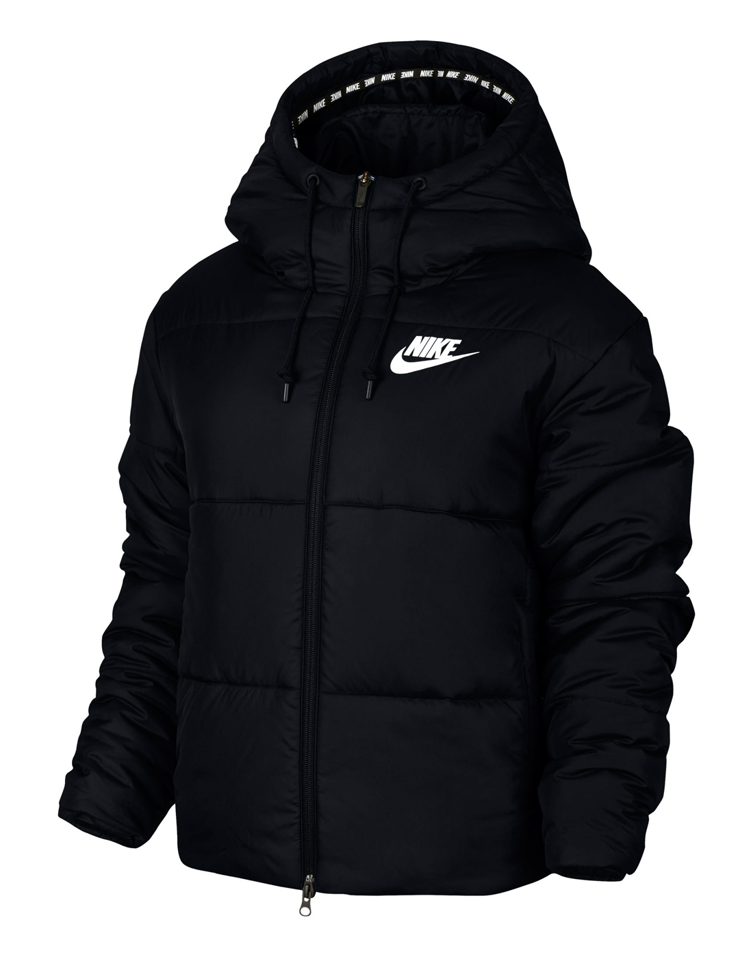 Nike Womens Puffa Jacket - Black | Life Style Sports IE