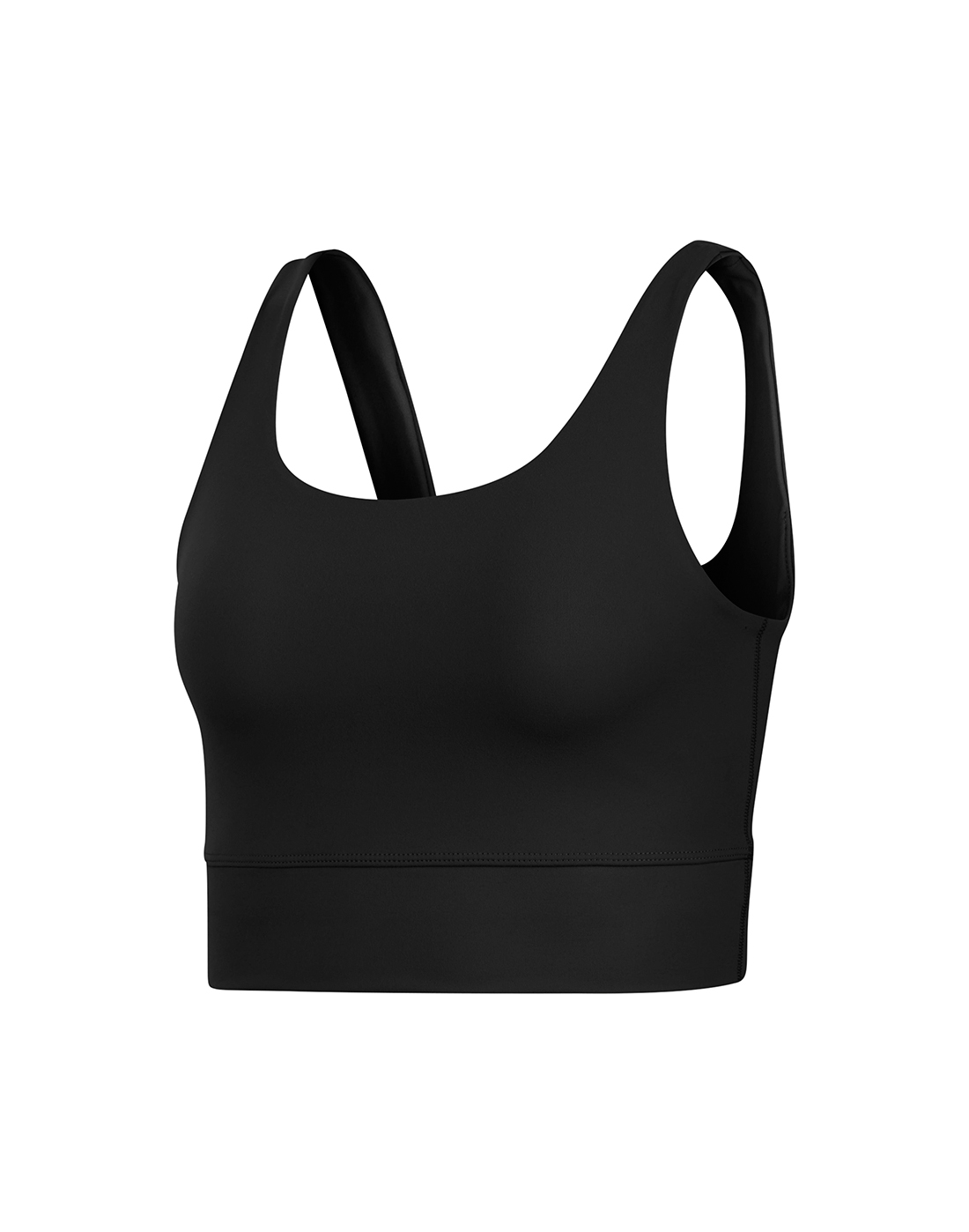 Nike Womens Yoga Luxe Cropped Tank Top - Black | Life Style Sports IE